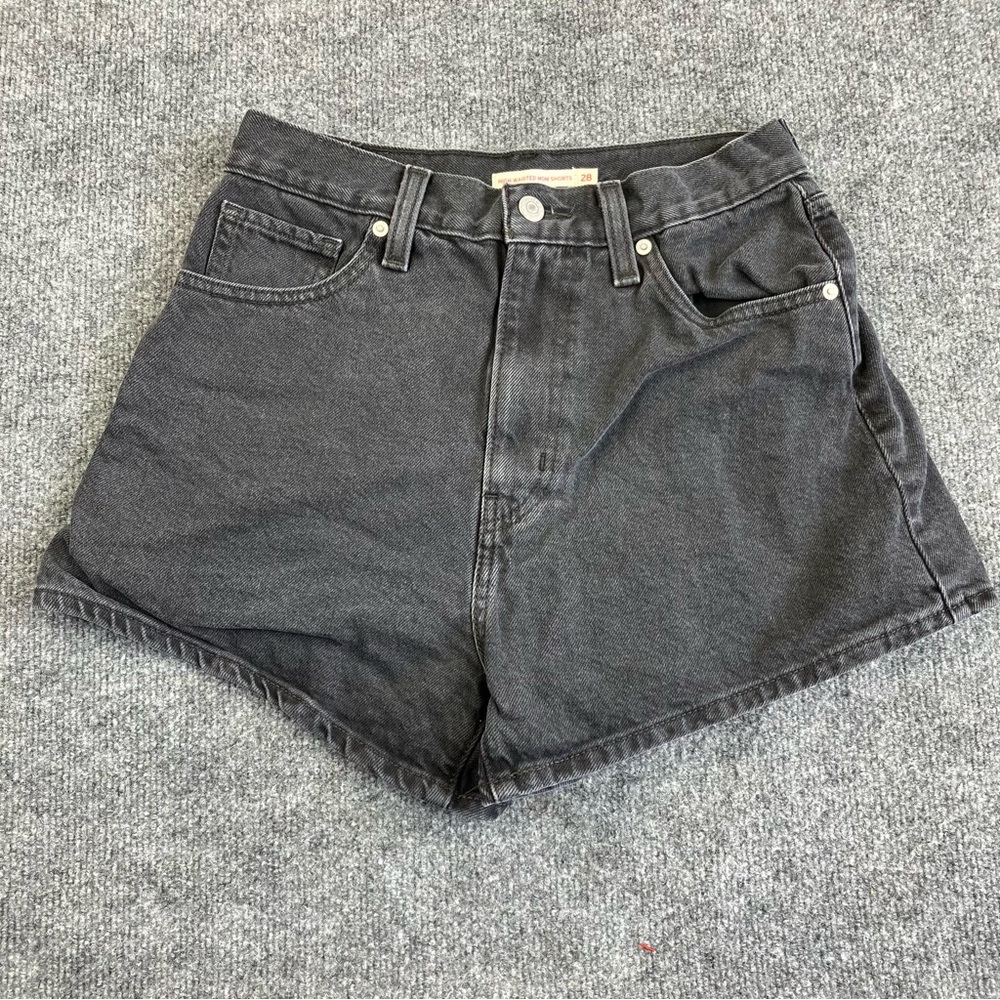 Levi's Black Jean Shorts